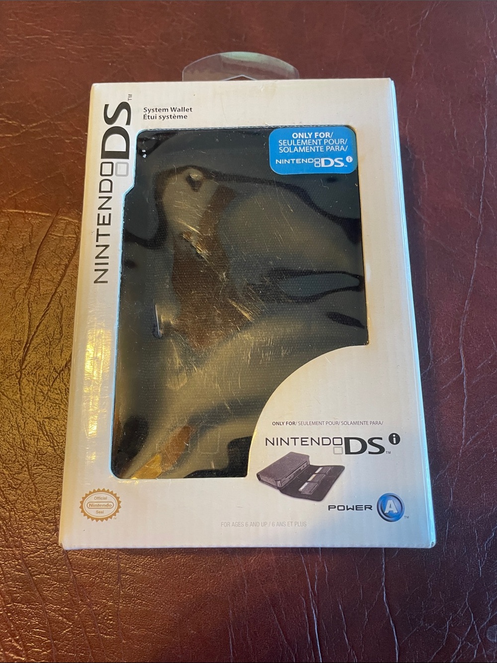Nintendo Black DS System Wallet with Game Card Slots